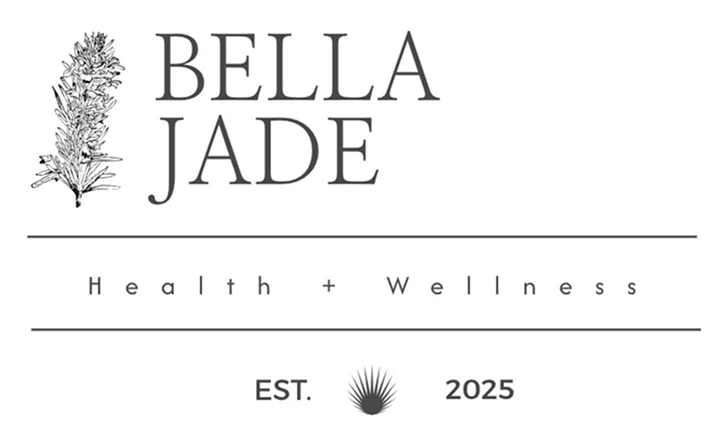 Bella Jade health and wellness logo design.